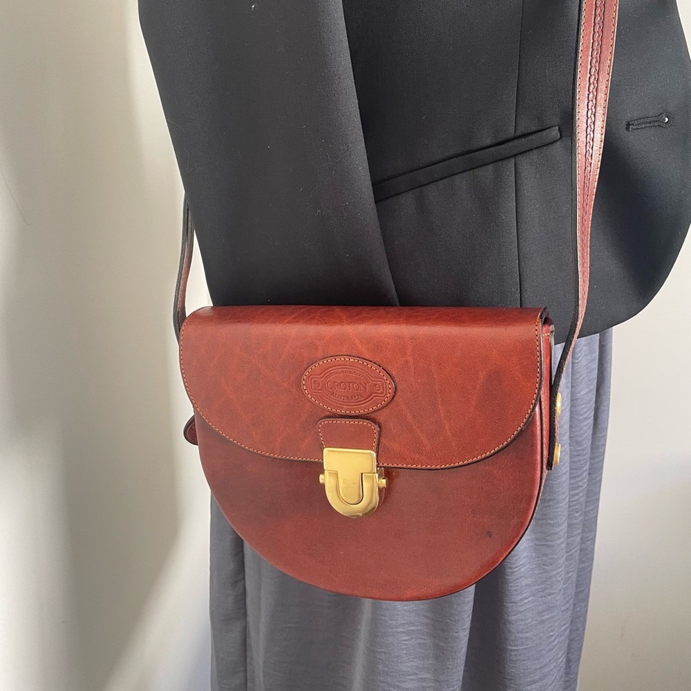 ❌SOLD❌Rare Vintage Oroton Crossbody🤎New as💖 Quality Made in Australia 💙 - Picture 9 of 10